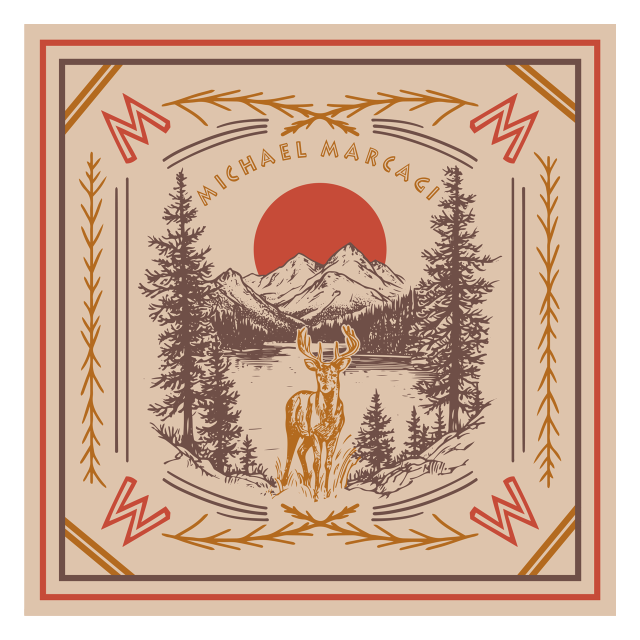 Mountain Deer Bandana