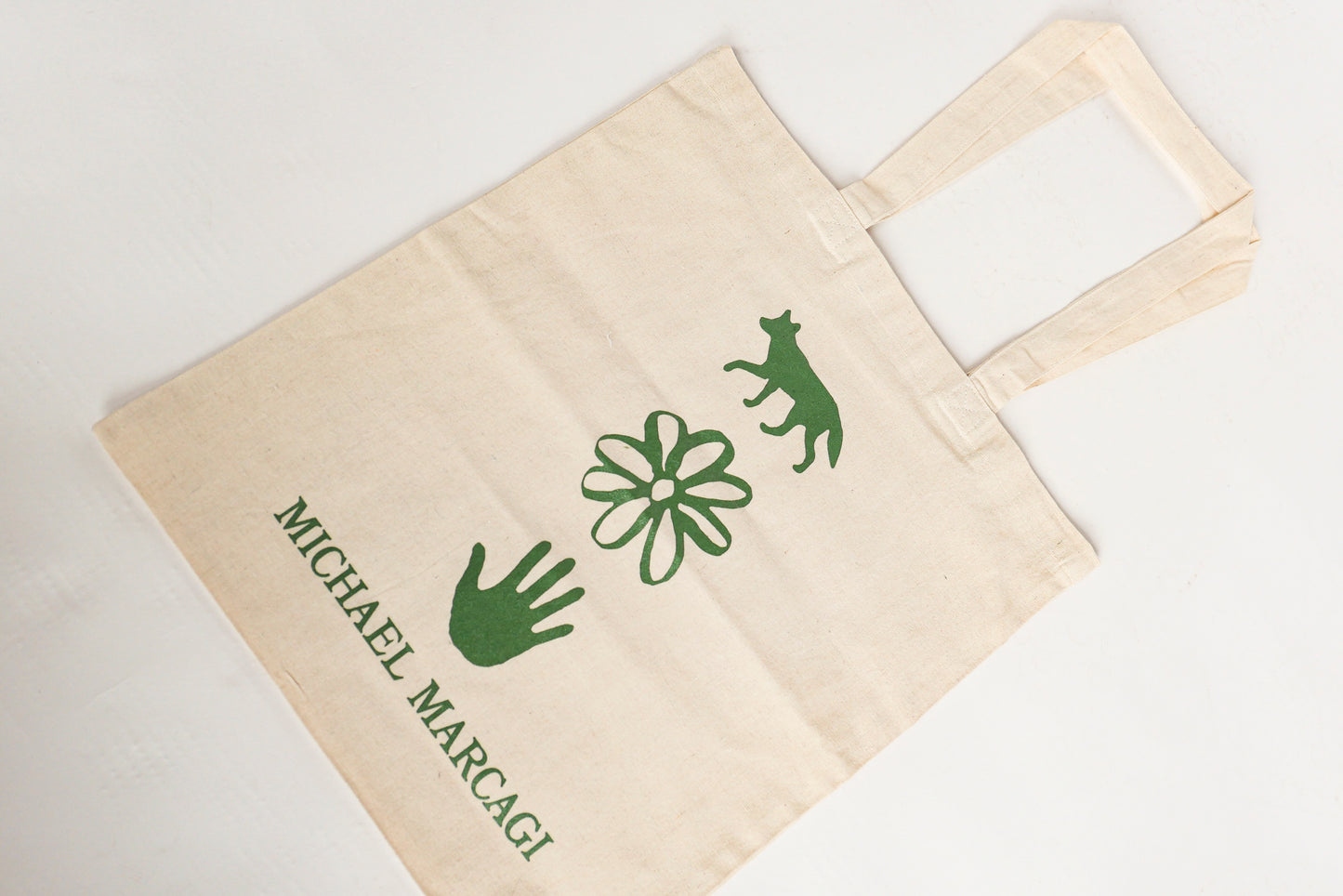 Green Logo Tote