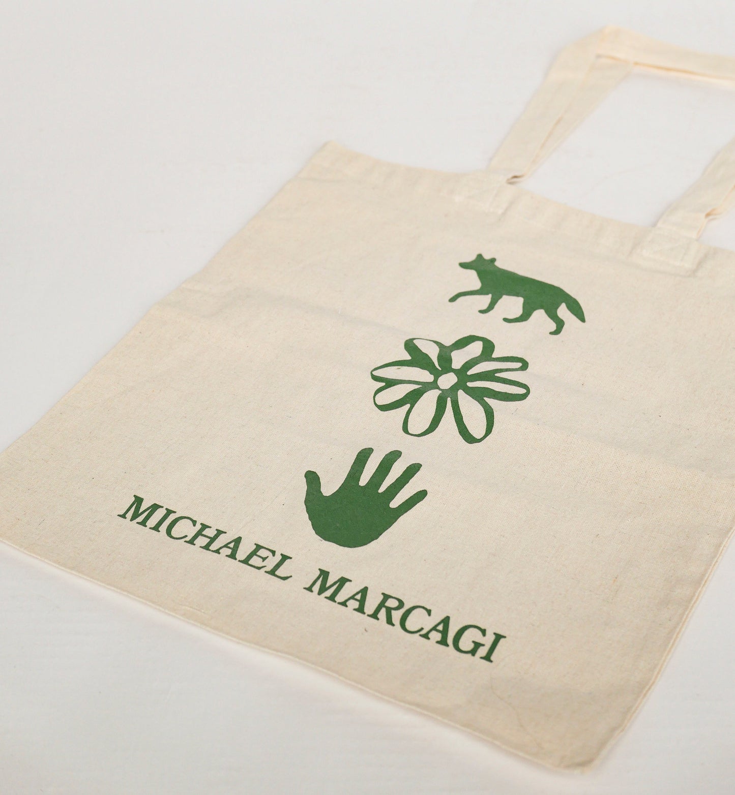 Green Logo Tote